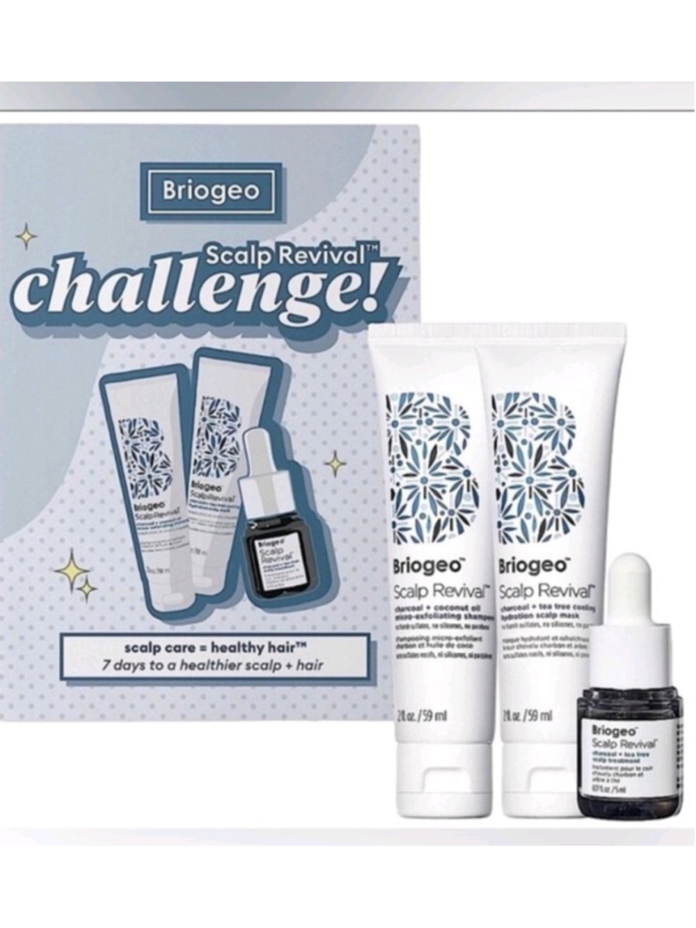 Briogeo Scalp Revival 3-Piece Set | Shampoo + Scalp Mask + Tea Tree Treatment